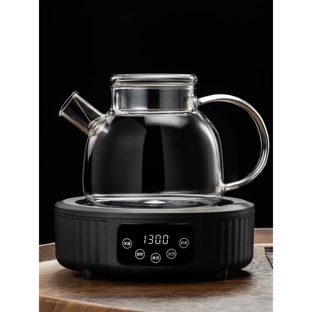 电陶炉加热玻璃烧水壶耐热加厚煮水壶茶具养生泡茶水果花茶壶套装