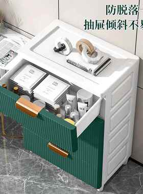 MLM加厚式轻奢纳柜抽式宝宝屉衣柜玩具储物家用塑料整理五斗收柜