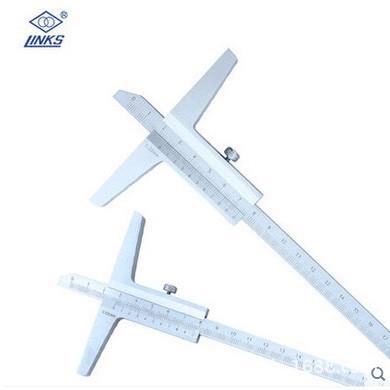 哈量深度游标卡尺不锈钢0-150/200/300机械深度尺现货供应精密
