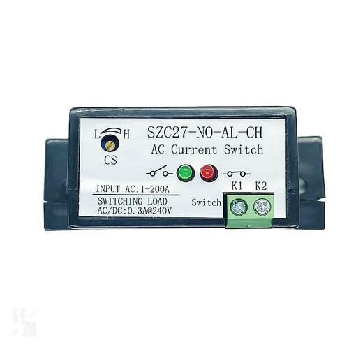电流互感器开关报警器自感应供电AC1-200A联动常开SZC27-NO-AL-CH