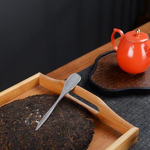 古马茶刀不锈钢茶刀茶针茶具零配件普洱黑茶白茶撬茶专用工具茶锥