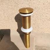 全铜彷古下水器加长配件石头洗手盆洗脸盆台上盆面盆弹跳覆古铜色