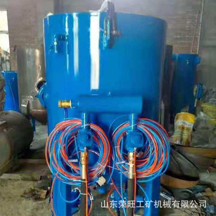 机干湿砂翻新小型自动户外船厂打喷砂移动式除除锈油漆设备喷沙