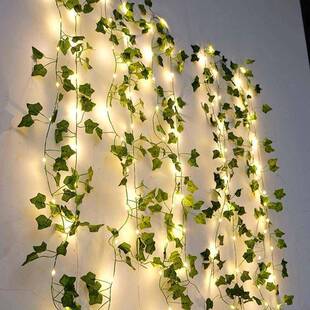 LED light strip Artificial vines Ivy Party Decoration lights