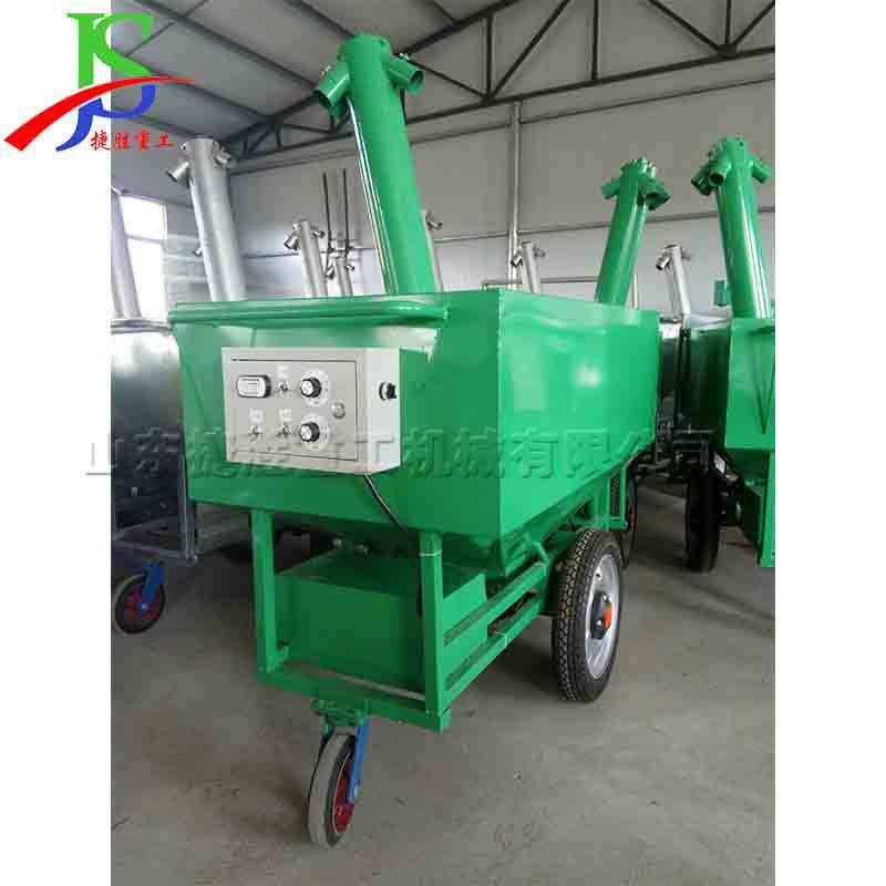 养鸡场一体化喂料机 手推式喂食设备 肉鸡笼养全自动式上料机