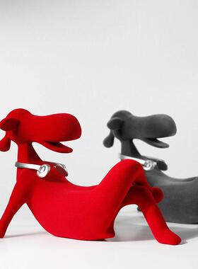 高级感植绒音乐毛驴卡通小众风桌面摆件儿童房客厅书柜软装饰品