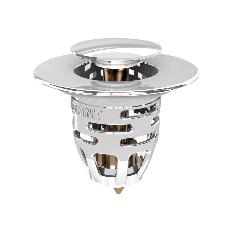 洗手盆弹跳芯防臭地漏堵孔塞洗脸盆按压式下水器过滤塞子通用