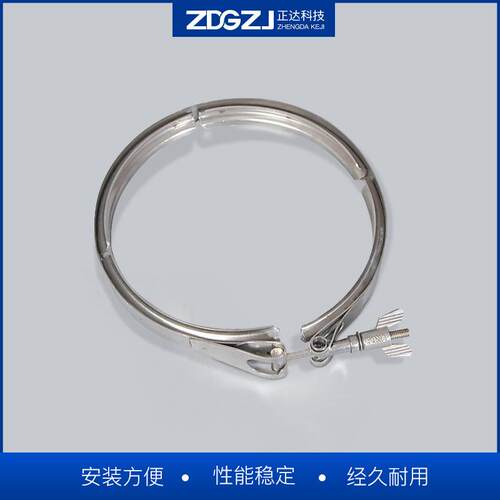 304不锈钢快装V型槽抱箍冲压沟槽接头双倍管箍管夹双备卡箍