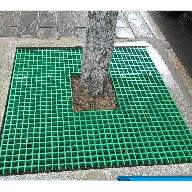 树篦子玻璃钢格栅树池篦子网格市政园林树坑树穴树围护树盖板塑料