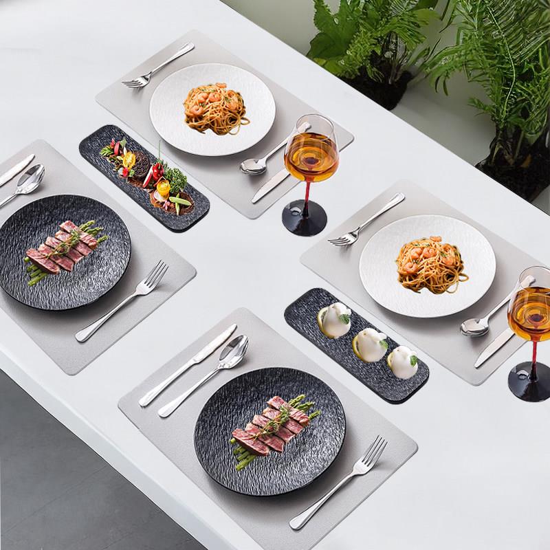 牛排盘子刀叉套装全套陶瓷摆台家用平盘酒店西餐餐盘西餐餐具套装