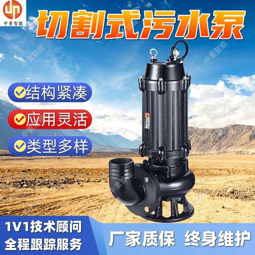 切割式污水泵 类型多样切割式污水泵 使用周期长切割式污水泵