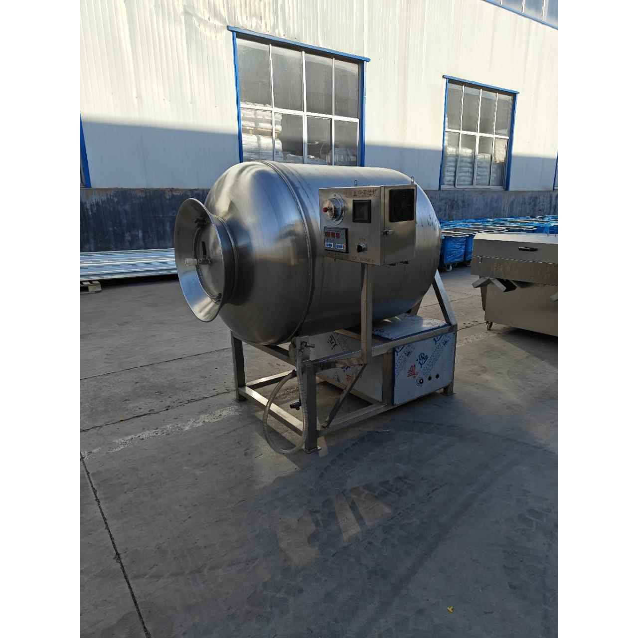 圆筒内径1000mm牛蹄真空滚揉机羊蹄入味筒酱卤类制品腌制机器