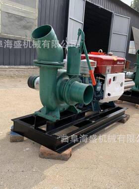 6寸柴油水排泵单缸冷水15马力柴油机抽水MAU泵农用4寸泄洪水污水