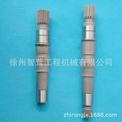 柳工山推科泰压路机震动液压泵轴马达花键轴工作泵连接轴