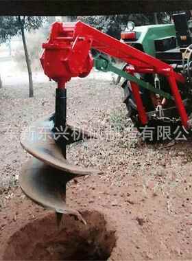 果树GLF种树挖窝机大型植树种树挖轮坑机四车带打坑机