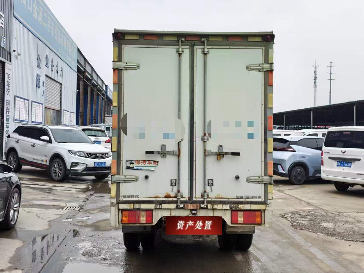 5月5日周口市20年上牌福田牌轻型厢式货车蓝牌手续齐全正常过户网络拍卖公告