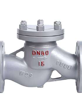 H41H升降式钢制止回阀304/316法兰不锈钢对夹式单向止回阀