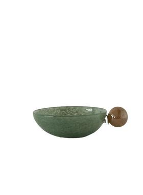 ins绿野仙踪双色拼接中古风花瓶迷你水杯果盘碟子餐盘香薰烛台餐