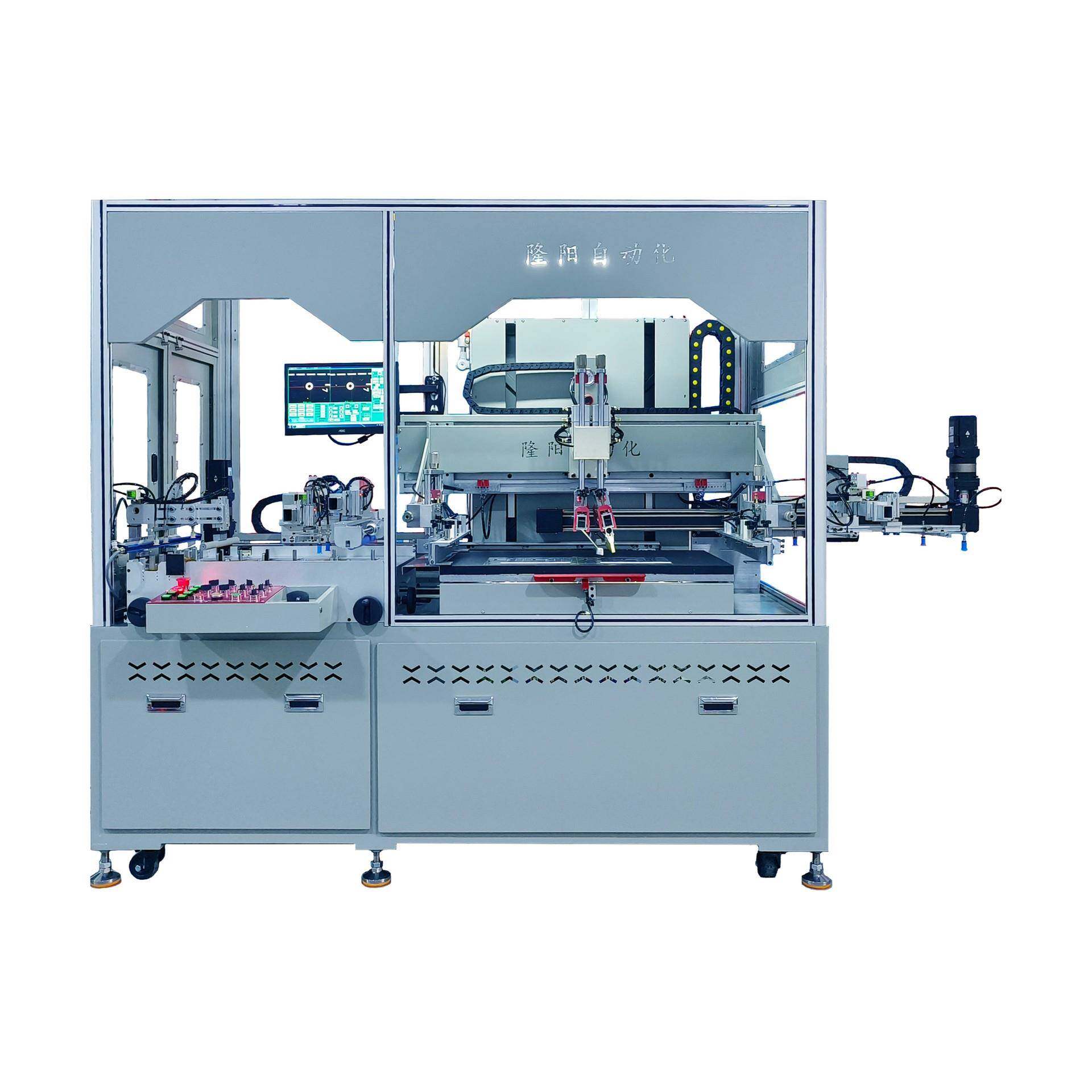 全自动片材料CCD丝网印刷机高精密丝印机薄膜线路印刷厂家直销