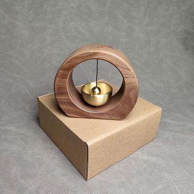 正品黑桃实创原创车胡载铃铛幸运摆件饰品汽车中控台装饰意解木压