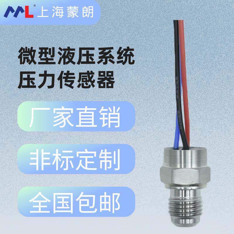 微小型压力传感器17-4PH应变式高压液压系统液压钳压力变送器