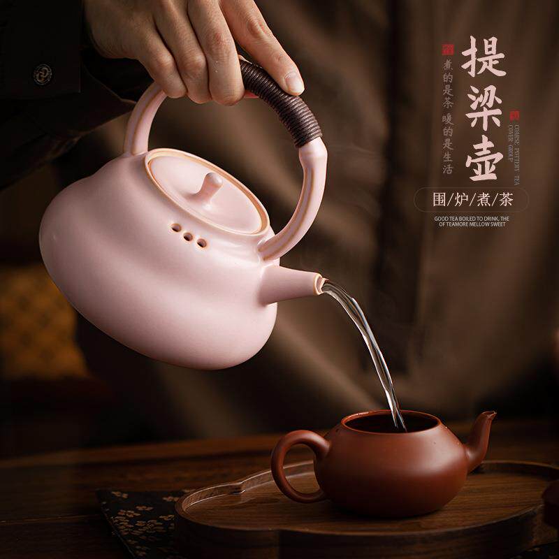 围炉煮茶套装2024新款户外喝茶煮茶泡茶壶小型露营明火加热酒精炉