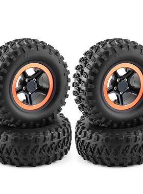 RC2.2寸 轮胎直径118mm 攀爬胎皮CNC双色轮毂SCX10TRX4RBX10 TRX6
