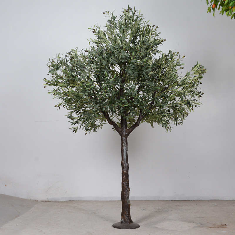 批发仿真植物橄榄树室内盆栽陈设景观橱窗摄影摆设绿植摆件橄榄树