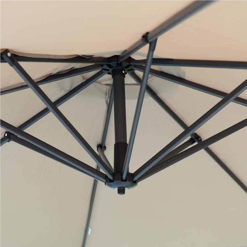 外遮阳太伞咖庭院伞商用啡厅阳伞户97室外香蕉伞别墅花园摆摊广告