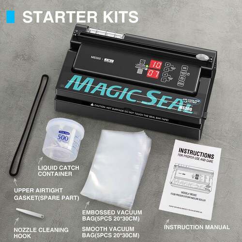 美吉斯MS300-英文版MAGICSEALFOODVACUUMSEALERMACHINENEW