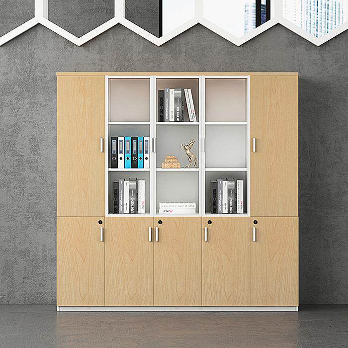 文件柜资料柜矮柜简易办公柜木质简约现代储物柜档案财务办公柜子