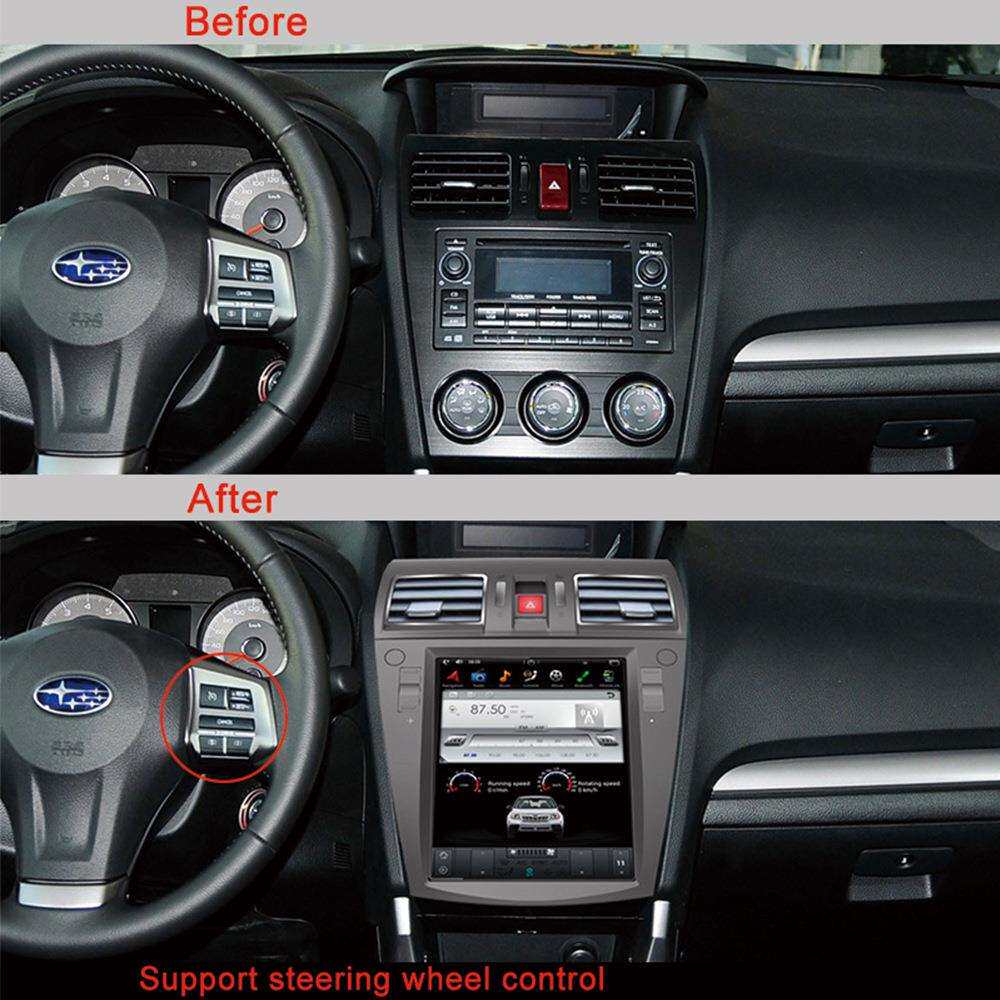 跨境适用10.4寸斯巴鲁森林人 XV导航中控屏多媒体播放器carplay