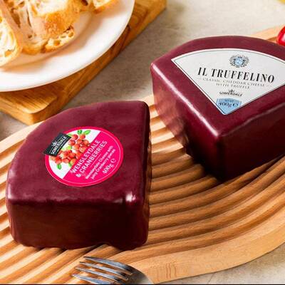 Cranberry cheese英国切达芝士蔓越莓奶酪 松露400克原制即食干