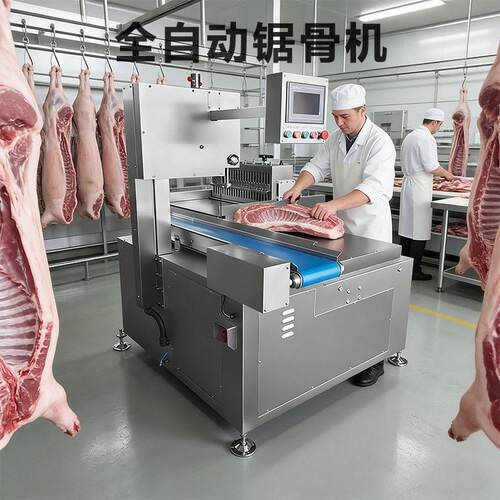 全自动锯锯骨机商用猪排牛排切割设备广州源头工厂
