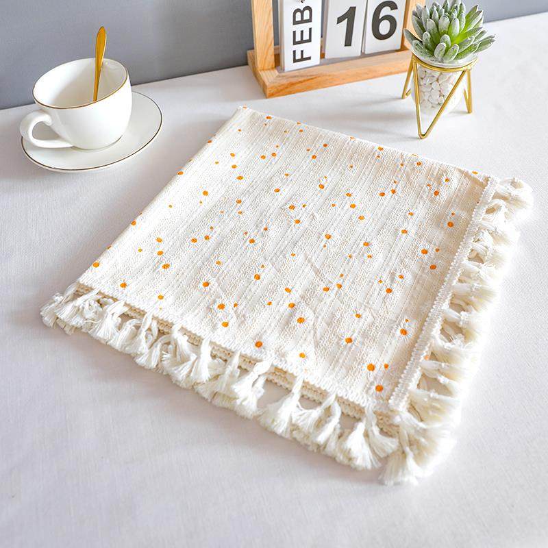 纯棉防尘盖巾打印机盖布冰箱洗衣机防尘罩床头柜布艺空气炸锅方巾,居家布艺,万能盖巾,淘宝优惠券,粉丝福利购,淘宝优惠卷