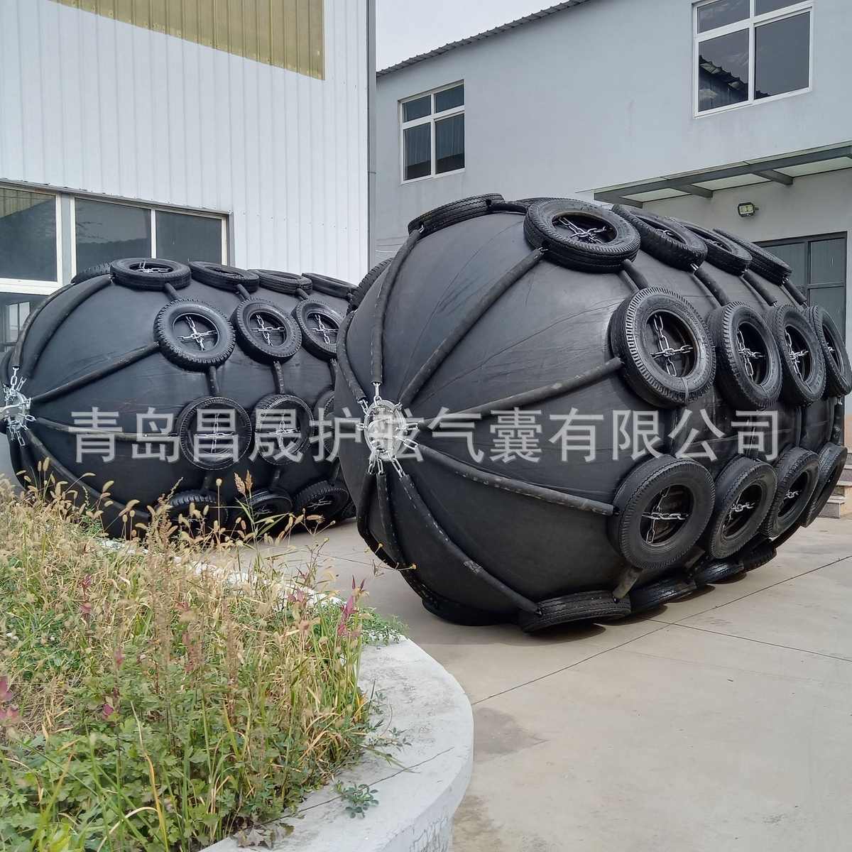 船舶下水打捞气囊 充气式码头船用橡胶护舷气囊 漂浮充气护舷气囊