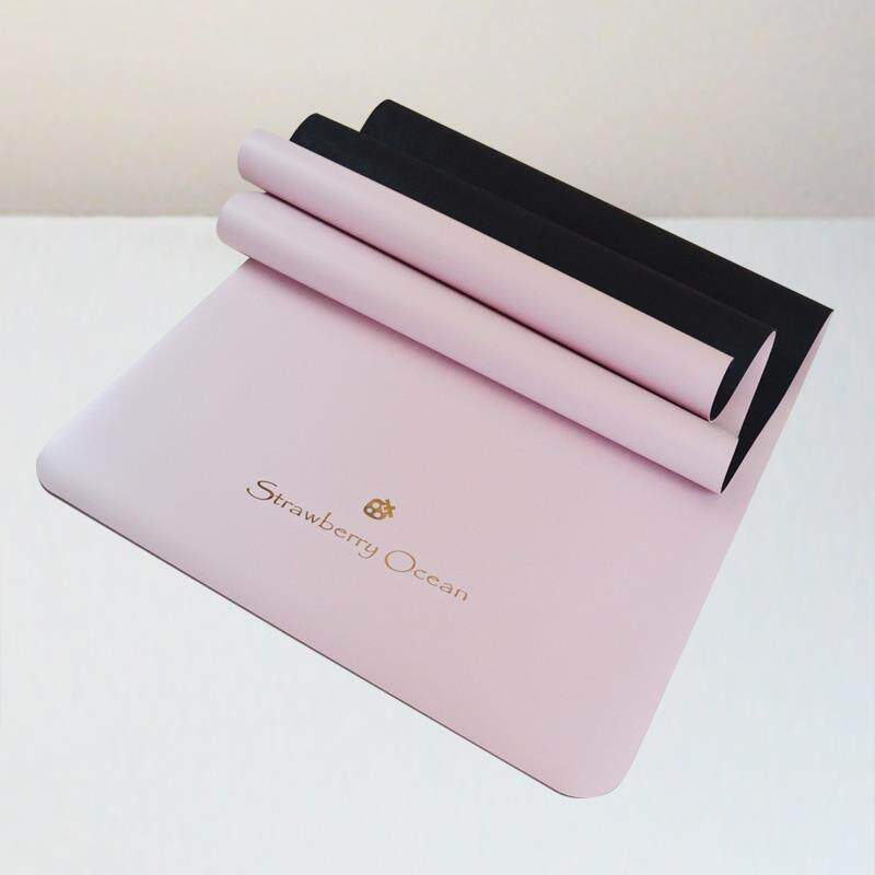 正品天然橡胶瑜伽垫金烫防滑女加加身厚宽加长专业运动健家用地垫