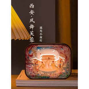 西安小夜灯城市文创创意小灯芙蓉园大雁塔永宁门旅游纪念礼品摆件