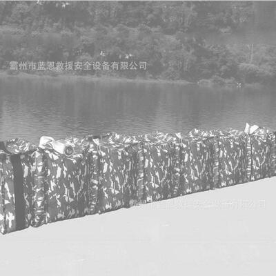 抗洪抢险便捷式子堤可加高注水式堵水墙无缝移动帆布挡水坝