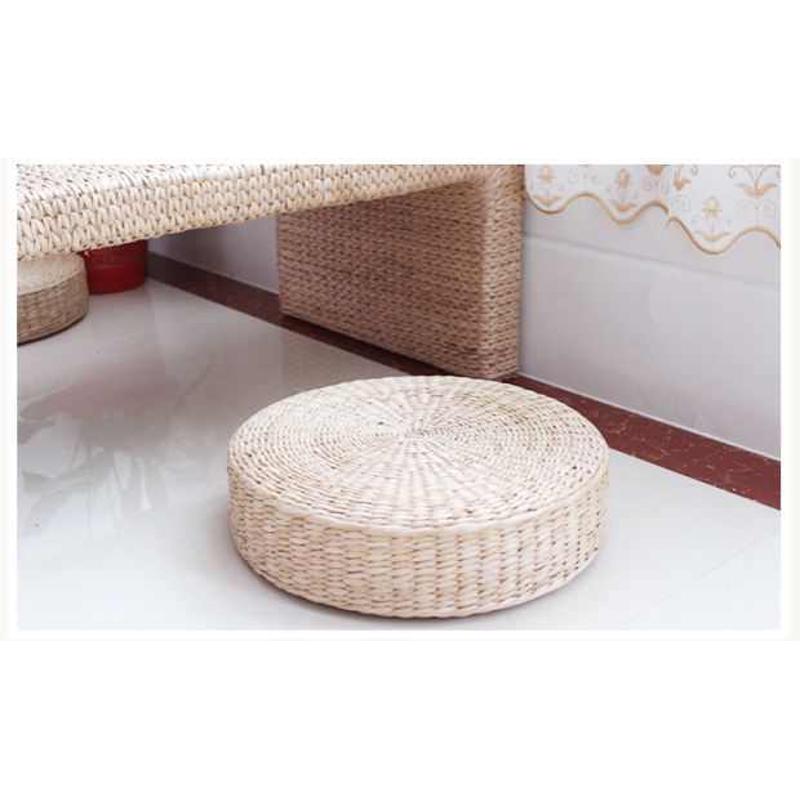 修坐垫垫草编榻榻米加厚坐墩垫地上茶道蒲团坐凳打坐黄麻垫禅拜佛