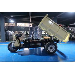 低电能1.5吨工动程工地动三轮车ZY 155自卸农用车工地载重运电输