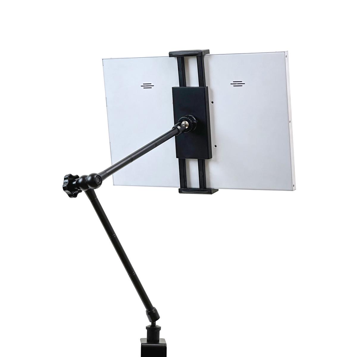便携显示器支架桌面倒挂双屏幕平板懒人悬臂免打孔15.6寸VESA支架