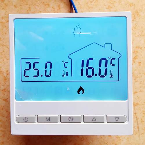 高档器智能电地暖温控WIFI手机远开控程碳纤维电采暖温度制关数显