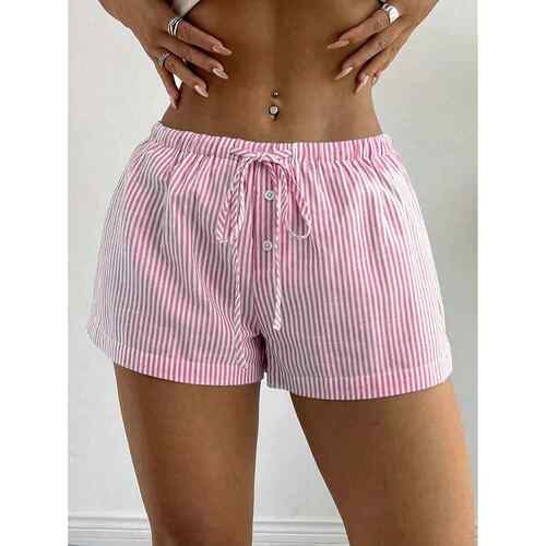 Women's High Waist Ruched Texture Shorts