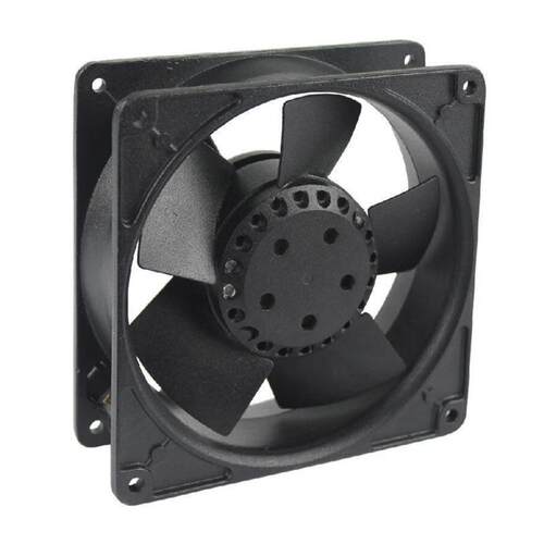 宁波九龙全金属外转子铁叶TG12738HAB滚珠110V220V大风量轴流风机