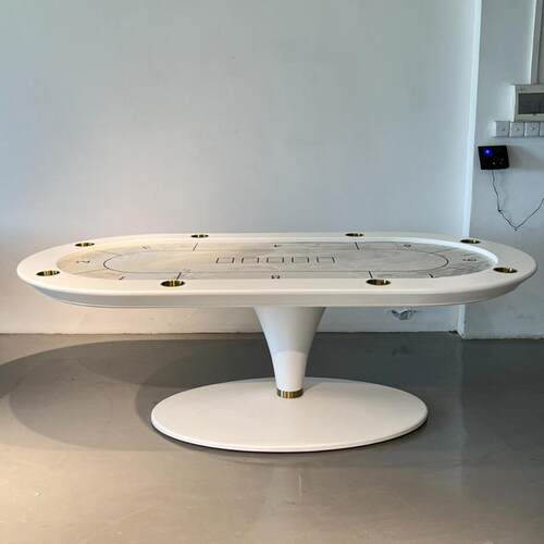轻奢高端德州扑克桌多人德扑竞技桌面筹码棋牌室别墅德州桌子