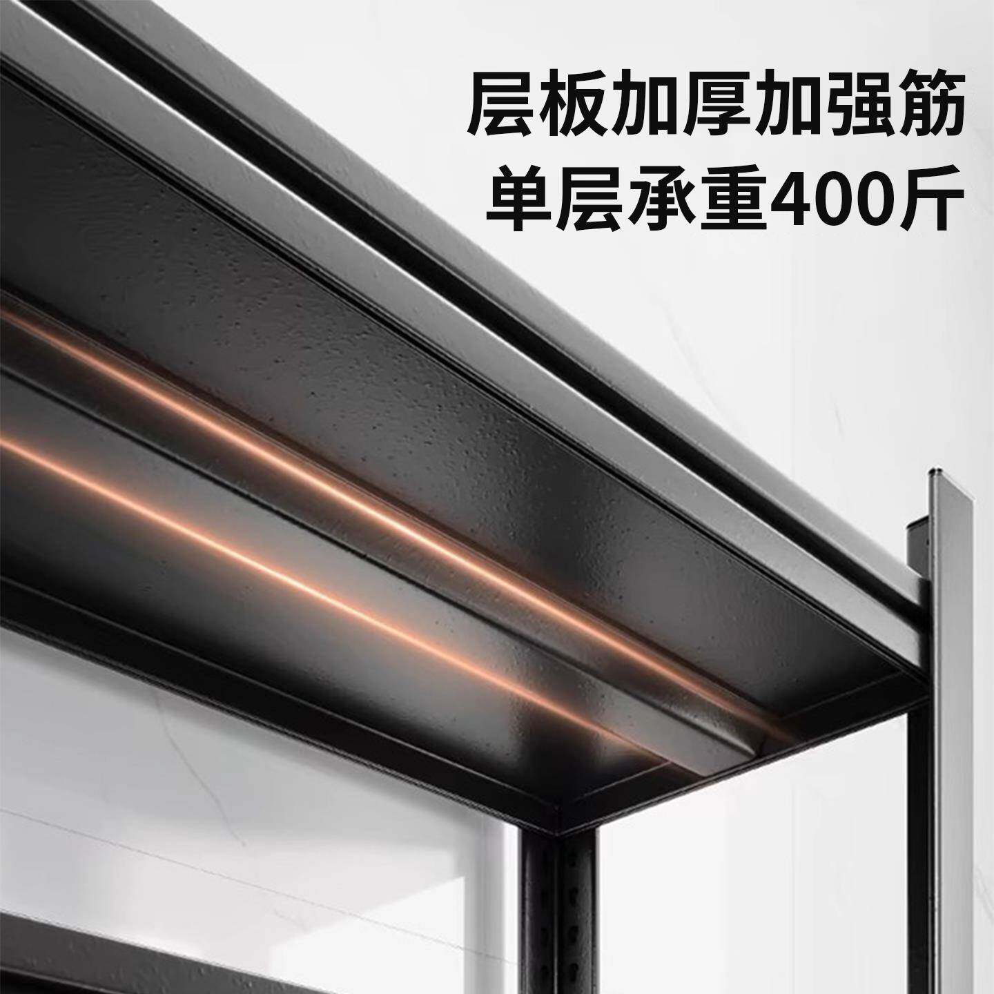 家用物架超强承重落置地阳台超市收纳物架多层多功能仓储NN-007间
