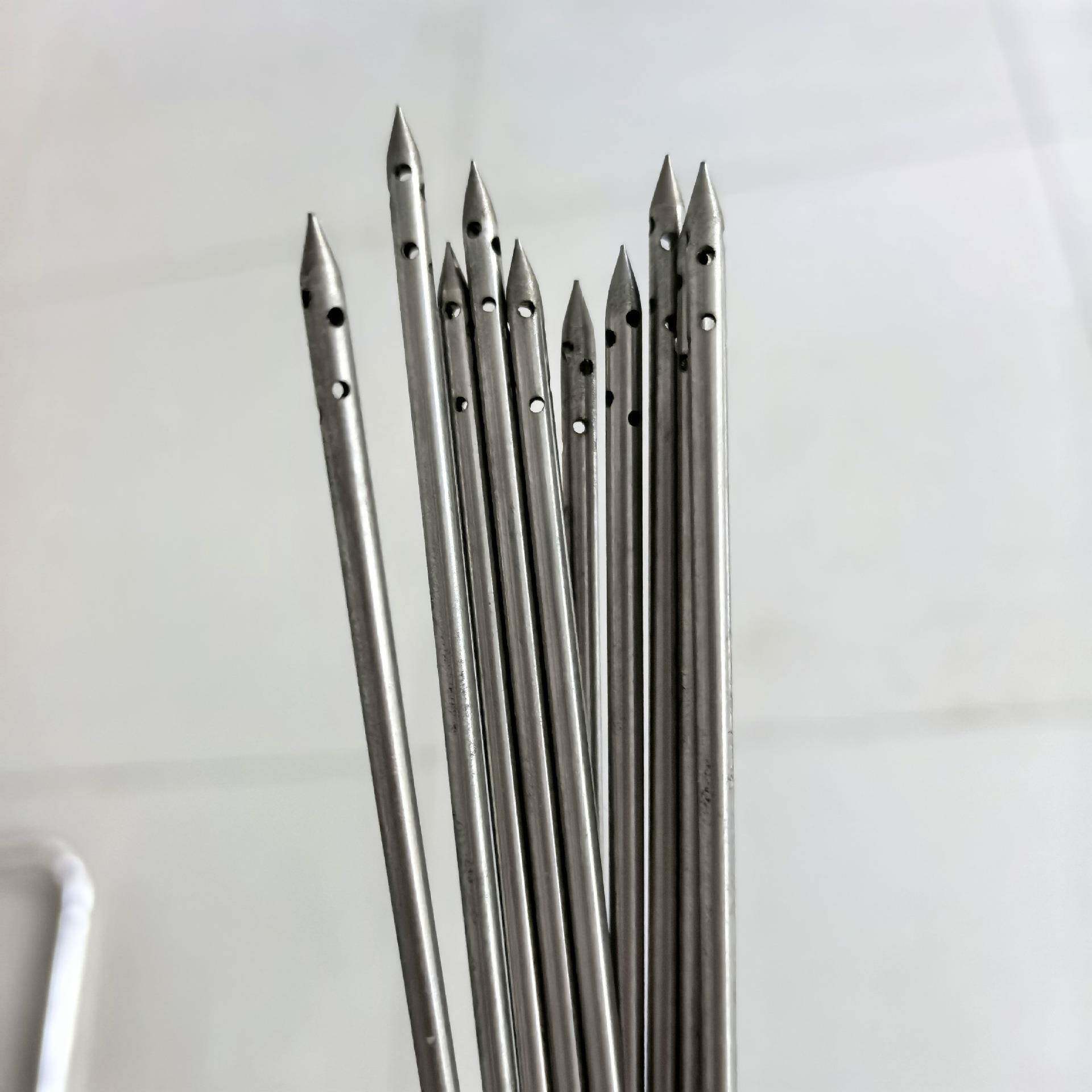 注射针牛肉调料注射侧孔针头多孔针头打孔焊接缩加工不锈钢注射针