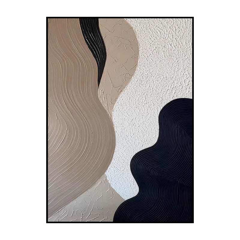 大芬村油画纯手绘玄关装饰画现代简约客厅沙发背景墙抽象肌理挂画