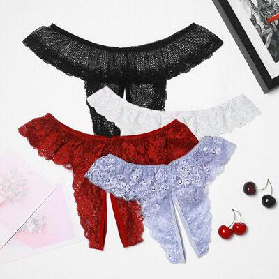 Sexy thong women's underwear sexy lingerie lace t-shirt